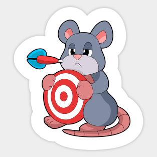 Mouse Darts Dart Dartboard Sticker